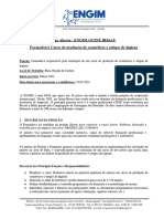 VAGA Prof. Produção de Cosméticos e Artigos de Higiene