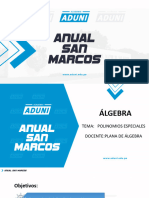 Anual San Marcos - Semana 7 - Álgebra