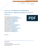 Artificial Intelligence and Machine Learning For Systems Analysis of The 21 Century