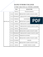 Pre-Final - III Exam Time Table-1