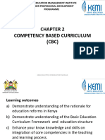Competency Based Curriculum - Presentation