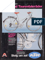 KTM Räder (AT) Faltblatt 1980er Jahre S
