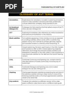 SubtitlingFundamentals - GlossaryofAVTterms 211003 153702