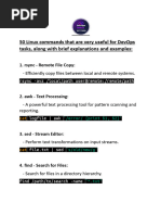50 Linux Commands That Are Very Useful For DevOps Tasks