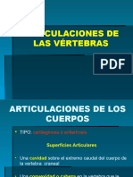 1.1 Articulaciones de Las Vertebras