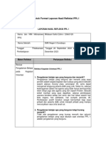 Lampiran 7. LK 6 Format Refleksi PPL 1 - Mildasari Saiful Zahro