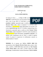 Promesa Contrato de Compraventa Establecimiento Comercial