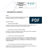 Informe de Gestion SGSST