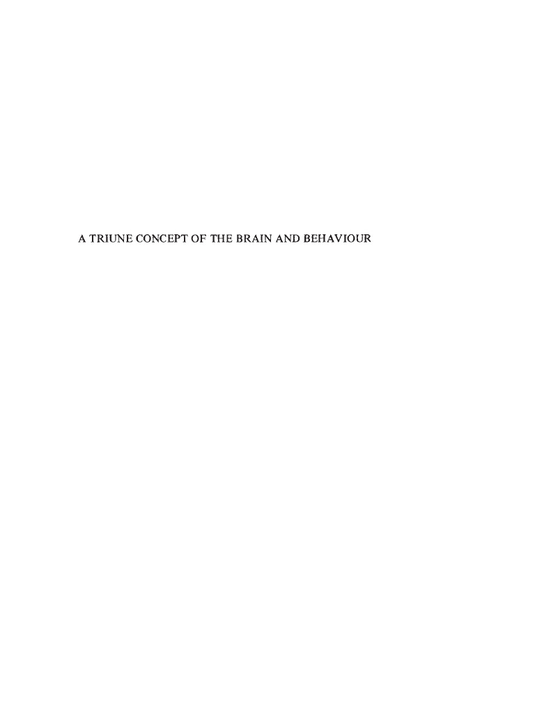 Triune Brain Theory and Behavior Insights | PDF | Limbic System ...