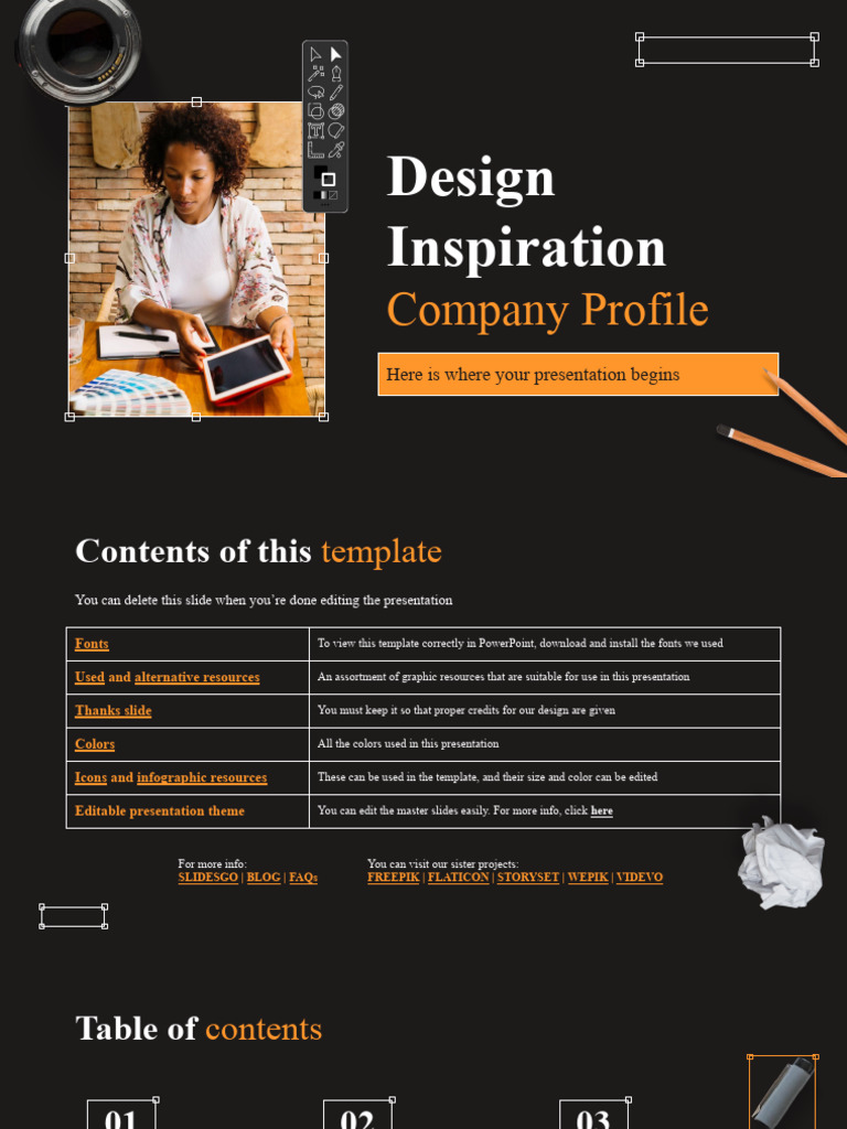 Presentation Design Inspiration Guide | PDF | Planets | Saturn
