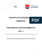 Estandar 26 - Informe de Ejecucion Del Programa de Gestion Ambiental 2023-I