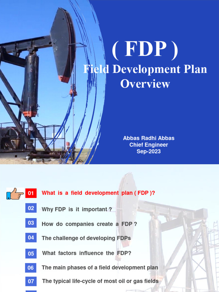 Field Development Plan Overview | PDF | Petroleum Reservoir | Natural Gas