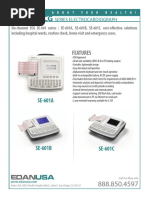 Edan Se 601 Series Brochure and Specs