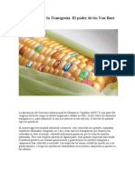 Los Intereses de La Transgenia