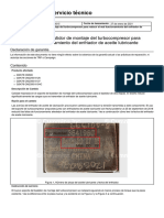 Nuevo Soporte Del Bastidor de Montaje Del Turbocompresor para Reducir El Mal Funcionamiento Del Enfriador de Aceite Lubricante