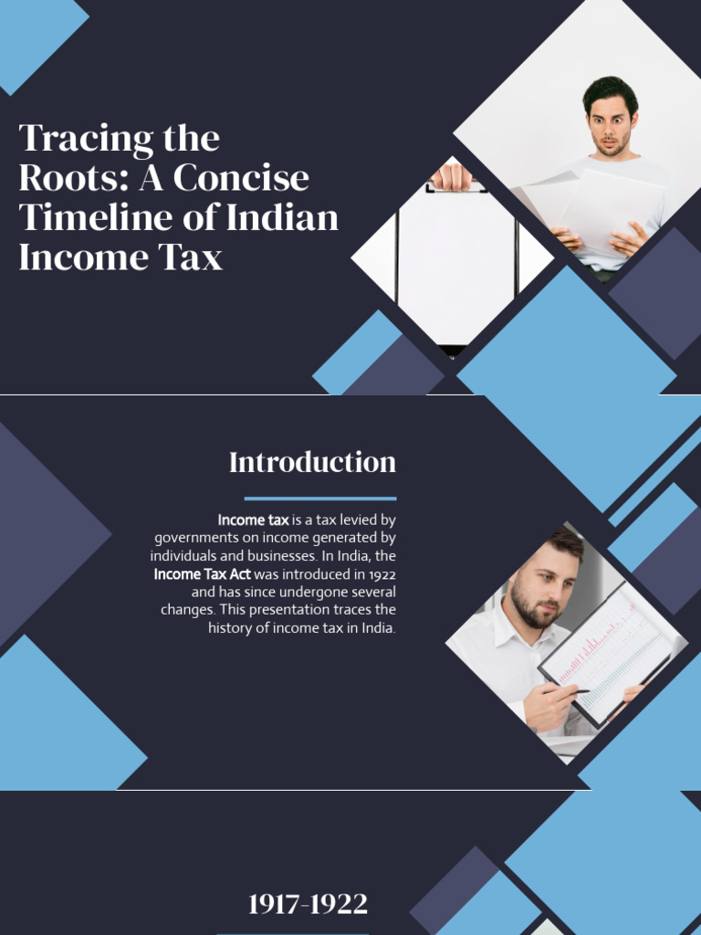 Wepik Tracing The Roots A Concise Timeline of Indian Income Tax ...