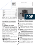 Instruction Sheet Enerpac GT Series Hydraulic Tensioners