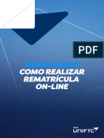 Tutorial de Como Realizar A Rematrícula