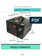 Nom Du Produit Et Composant: Fiche Technique de La Pompe À Air Haute Pression 12 V