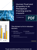 Human Trust and Empathy in AI Perceptual Framing and Its Impacts