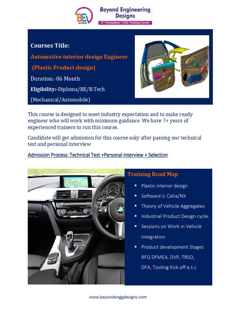 Automotive Plastic Design Course Overview | PDF | Welding | Construction
