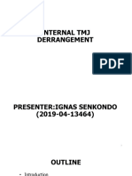 Internal TMJ Derrangement
