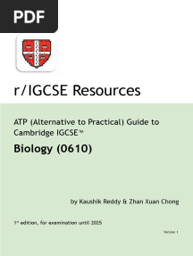 Biology ATP Guide - Created by Kaushik and Zhan