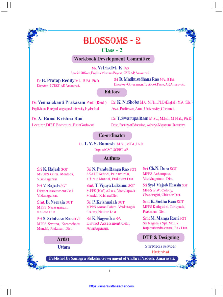 Class 2 Eng Work Book | PDF | Teachers | Learning