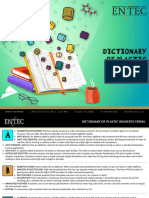 Dictionary of Plastic Industry Terms