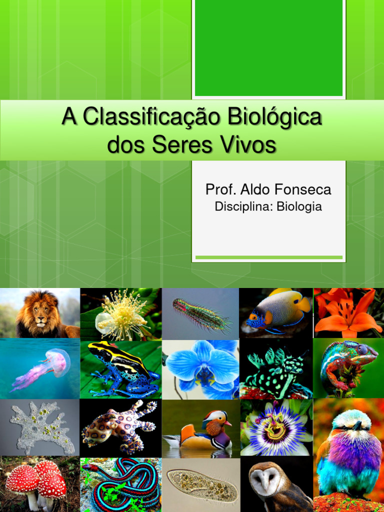 Classificação Biológica dos Seres Vivos | PDF | Biologia | Espécies