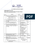 Tutorial - Sheet-Module - 2-BMAT201L