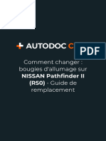 FR Comment Changer Bougies Dallumage Sur Nissan Pathfinder II r50 Guide de Remplacement