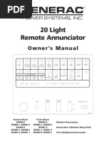 0A7450 Rev E 20 Light Annunciator