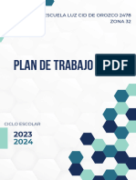 Plan de Trabajo: Escuela Luz Cid de Orozco 2478 Zona 32