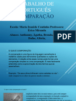 Trabalho de Português Comparação