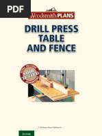 Drill Press Table