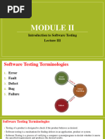 9-Introduction To Software Testing - Failure, Error, Fault, Defect, Bug-09-08-2023