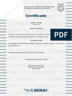 Certificado ELETRICA CLAUDEMIR