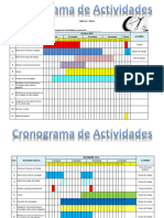 Cronograma de Activdades