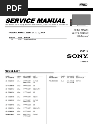 Service Manual: XE85 Series | PDF | Power Supply | Electricity