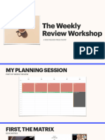 Weekly Review Workshop Slides