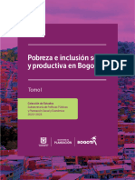 Pobreza e Inclusión Social en Bogotá - Colección de Estudios Secretaría Distrital de Planeación