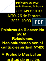 Domingo 26febrero