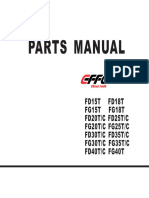 TEU - FD (G) 15-40 Manual de Partes