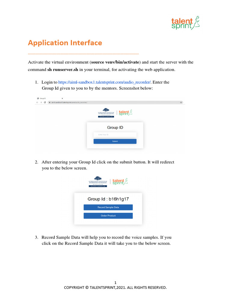 3-Hackathon - III Application Interface Documentation | PDF | Button ...