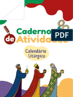 Caderno de Atividades - Calendario Liturgico ICD - Janeiro