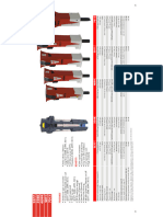 Rammer Hydraulic Hammer Spec Sheet