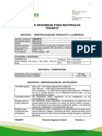 Hoja de Seguridad TRIUNFO WS Farmex