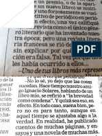 Monterroso, Fragde Entrevistaxmempo La Nación 1998