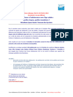 De L'enfance À L'adolescence Vers L'âge Adulte: Quelles Étapes, Quelles Transitions ? Résultats Ipsos Santé-Travaux Des Lycéens